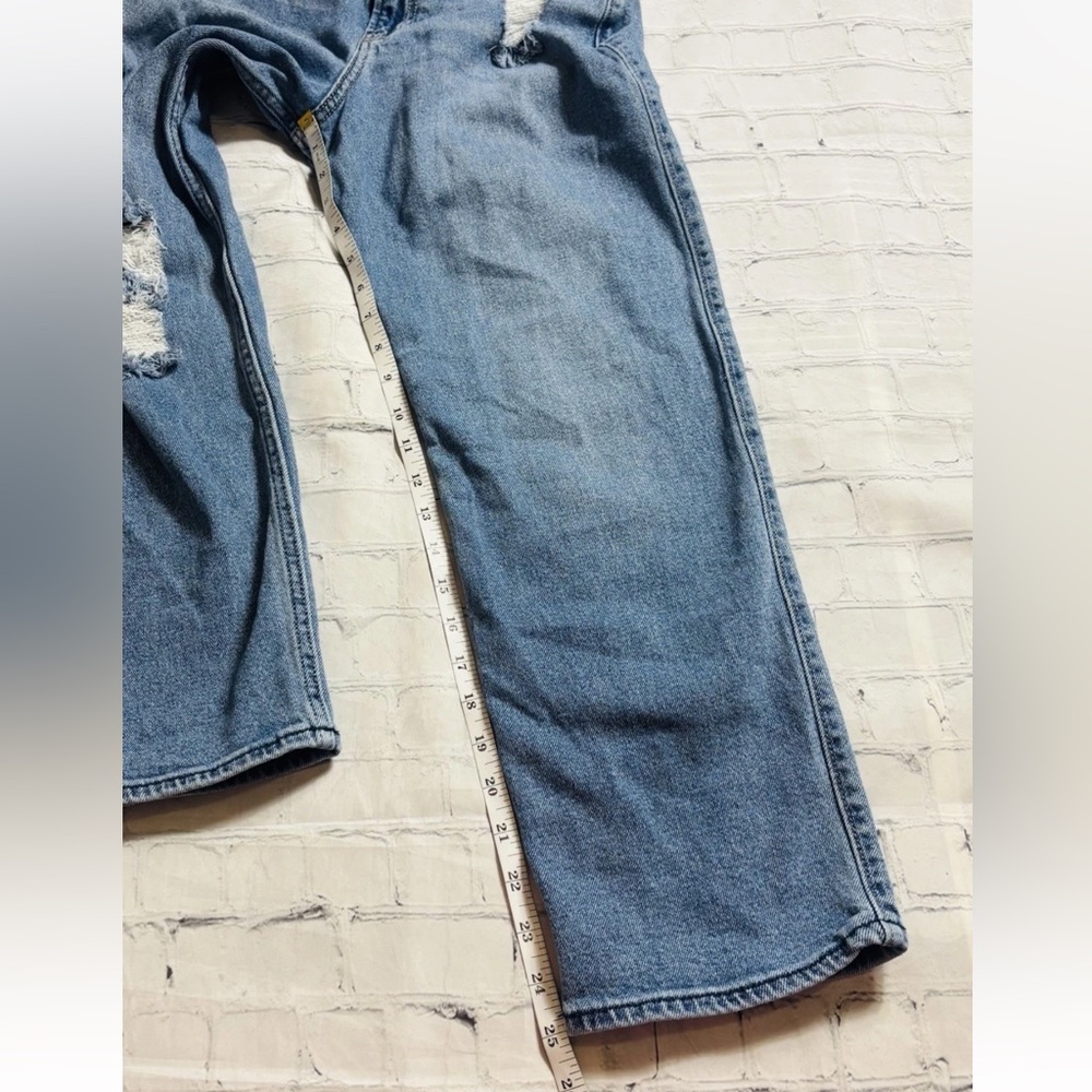 Hollister Ultra High Rise Vintage Straight Jeans Womens Sz 5R W27 L25 Blue - Picture 7 of 10